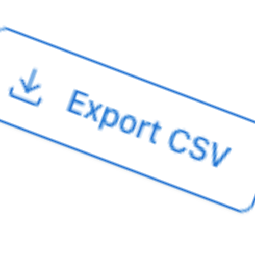 PocketBulk Export IoT data via csv button